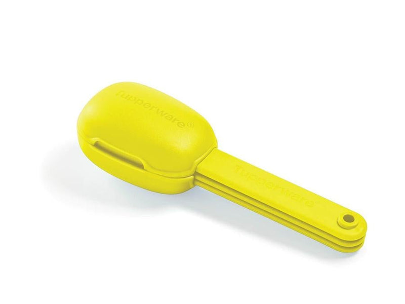 Yellow On the Go cutlery image on a white background