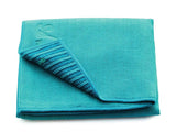 blue tupperware microfiber mop towel folded