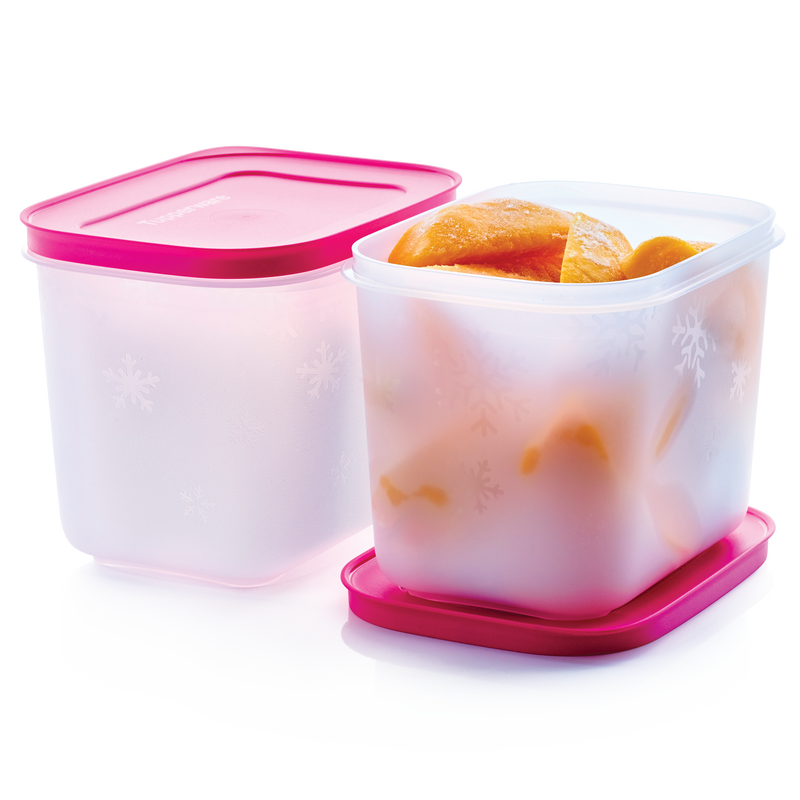 tupperware Freezer mates Plus Small Deeps filled with frozen fruit